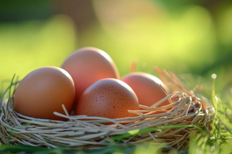 Куриные яйца