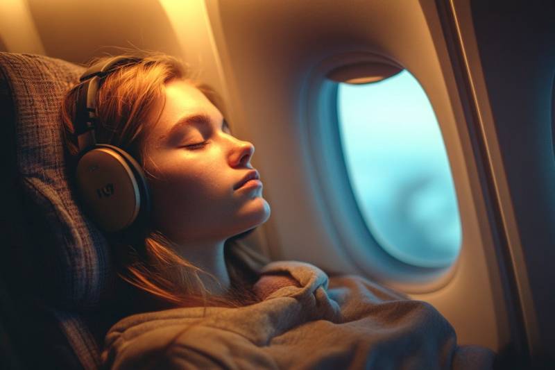 Опасность сна во время взлета и посадки самолета