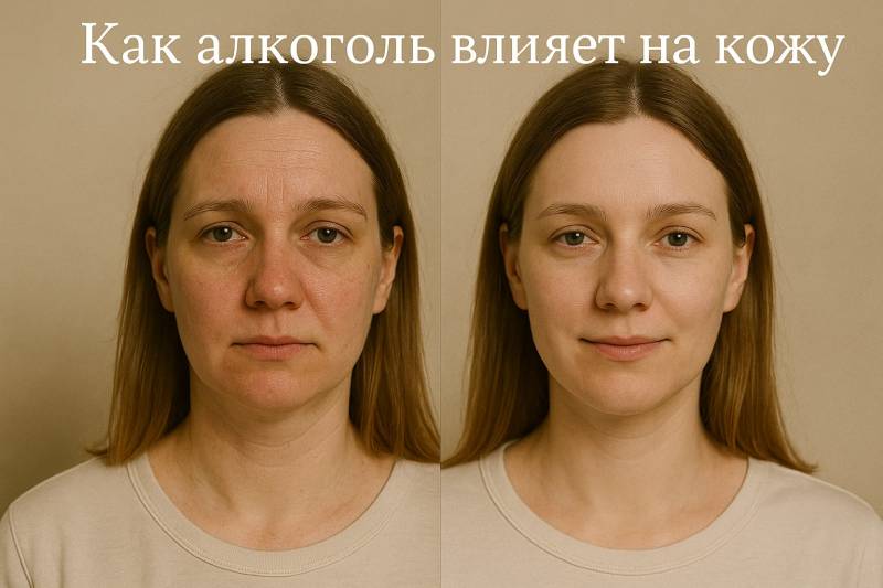 Как алкоголь влияет на кожу