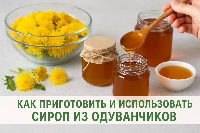 Сироп из одуванчиков