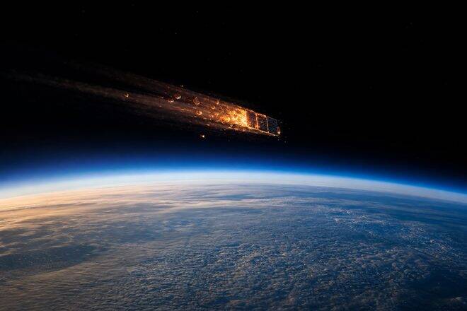 SpaceX Starlink спутники атмосфера